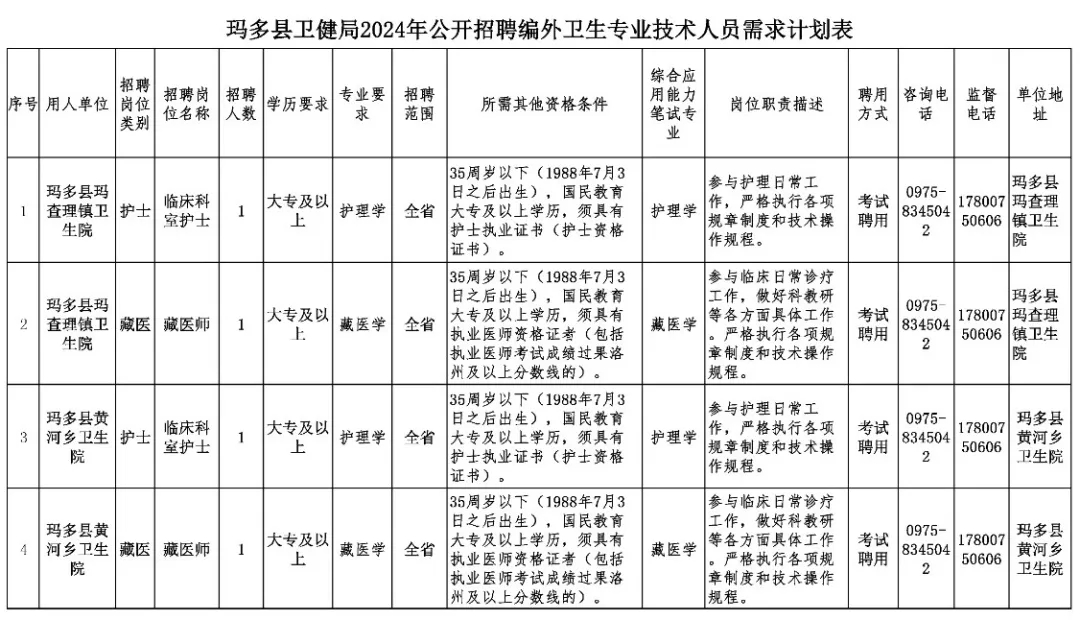 道孚县卫生健康局最新招聘信息公开，职位、要求与待遇全解析